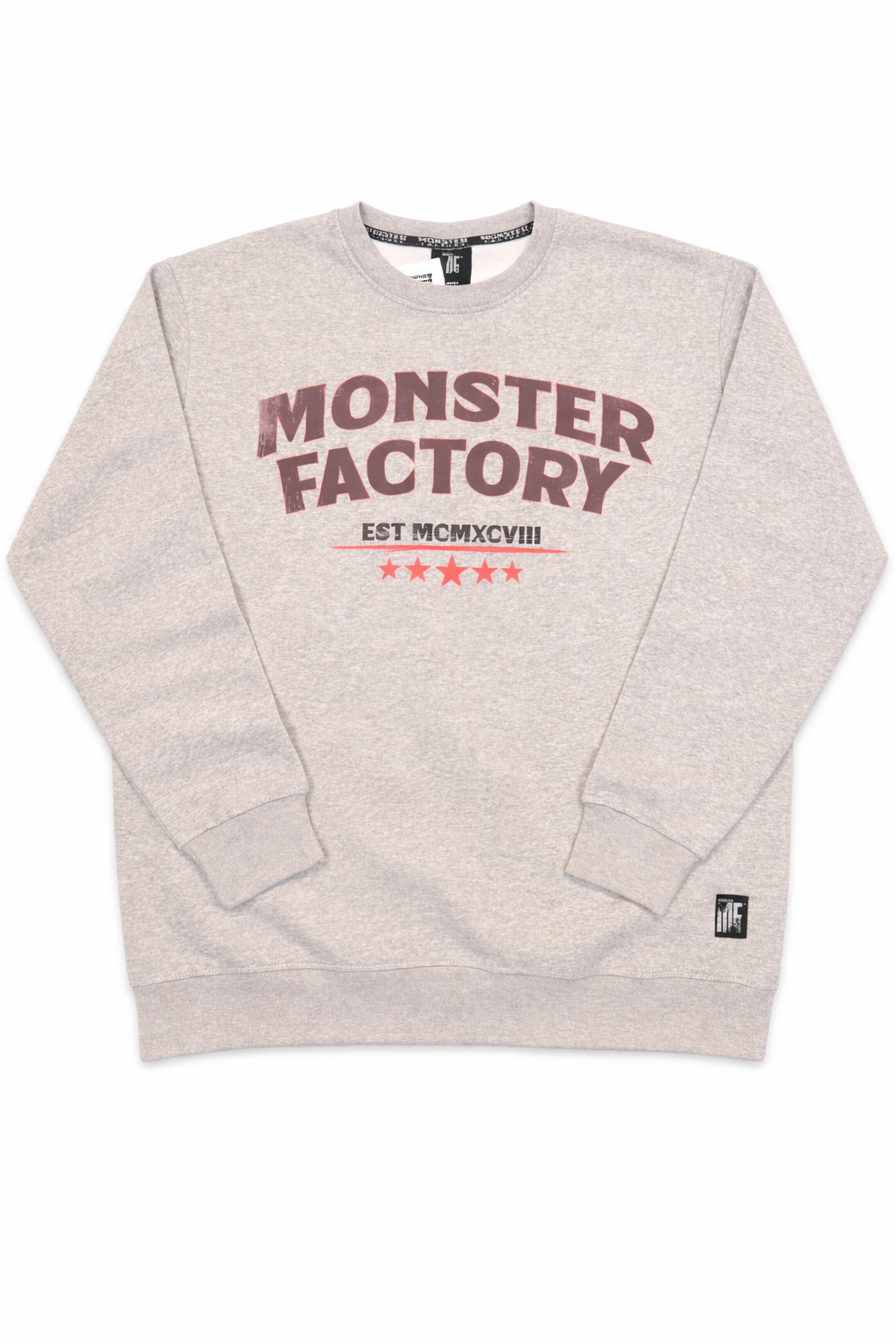Monster Factory Heather Grey sweatshirt