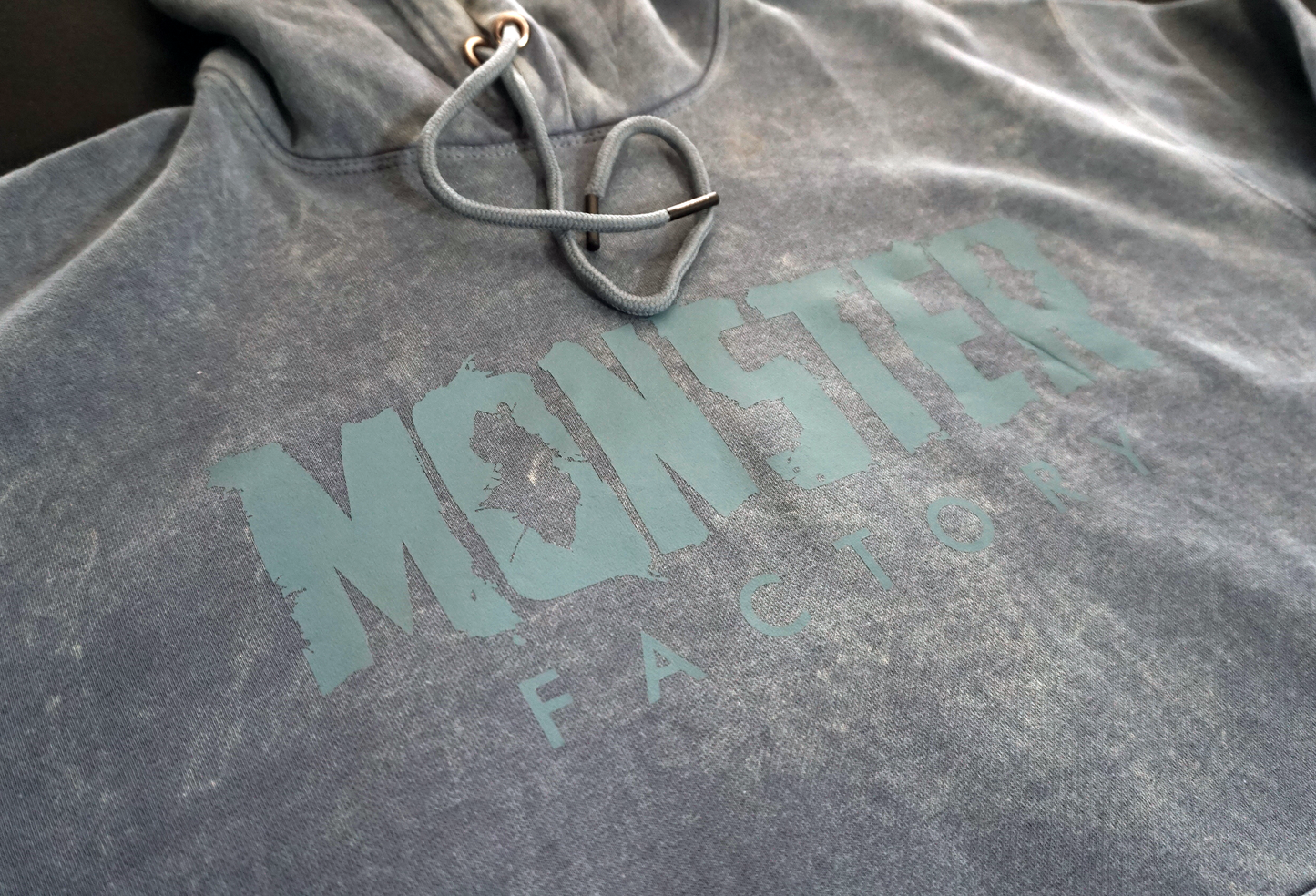 Monsters ink acid wash hoodie