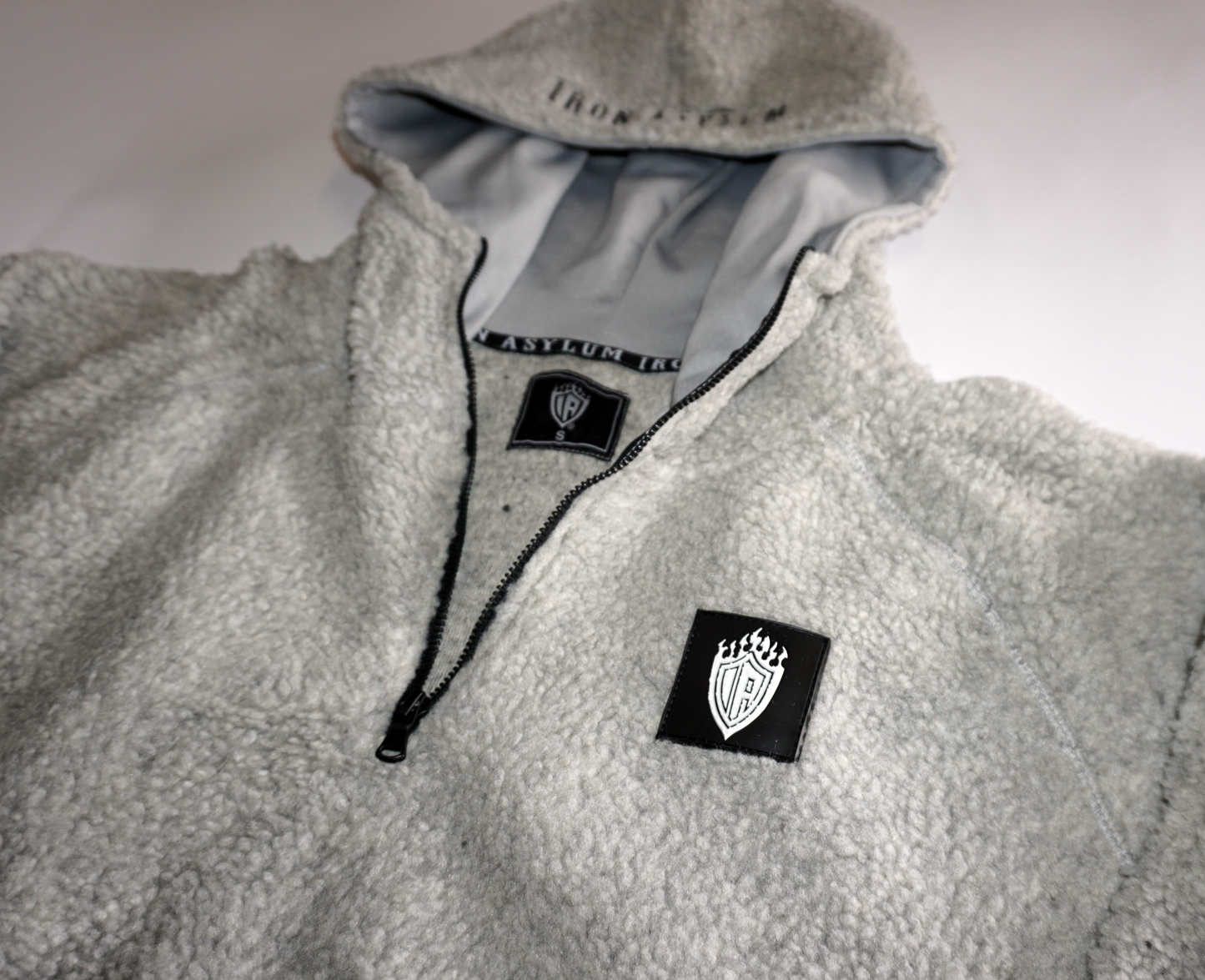 Iron Asylum oversized Sherpa Fleece (Free beanie)