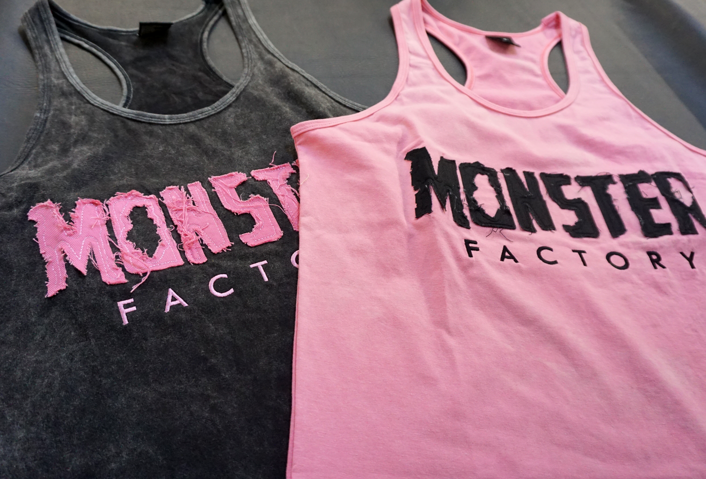 Distressed Monster Factory Vest (Please read description)