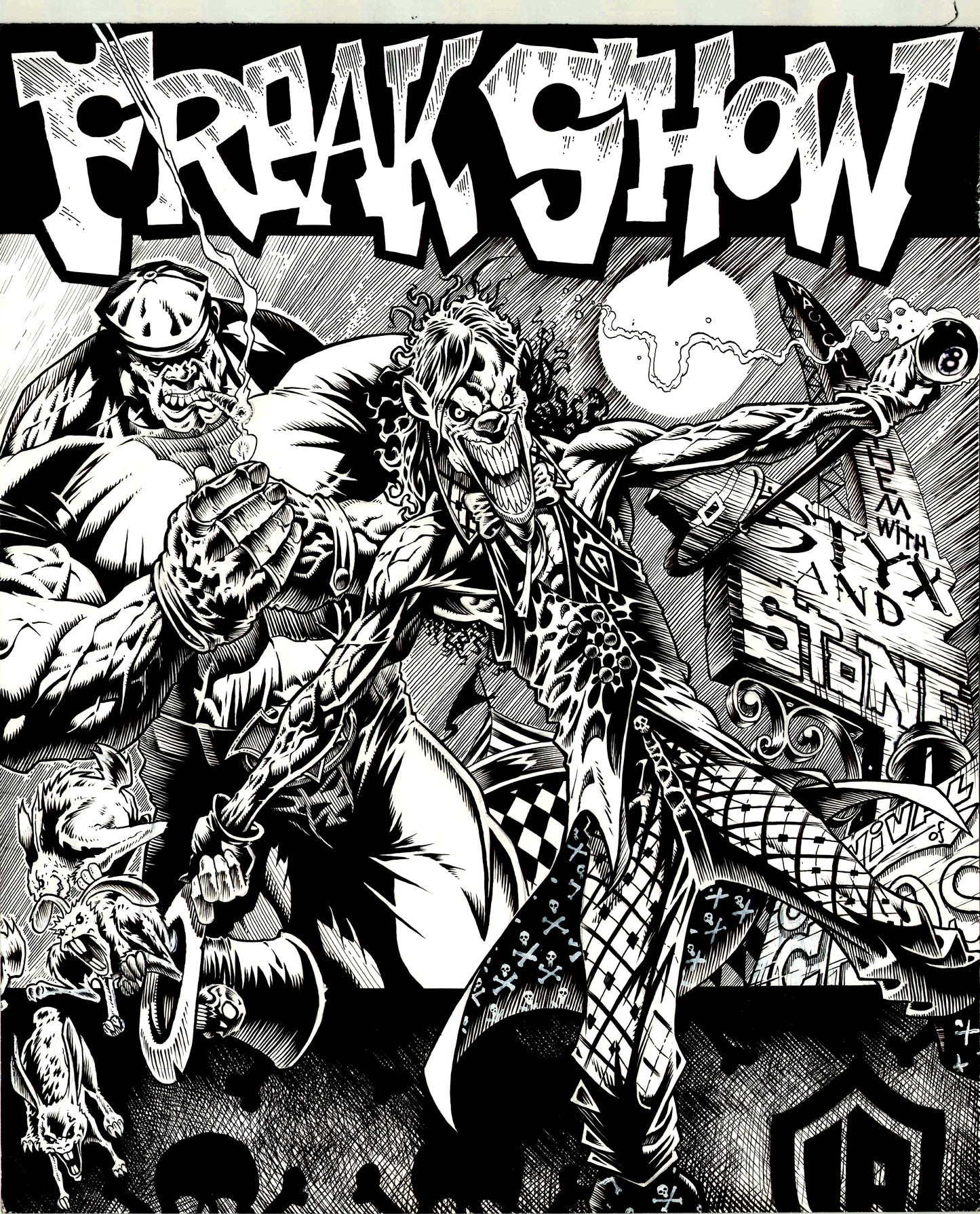 Freakshow Oversized yellow sweatshirt