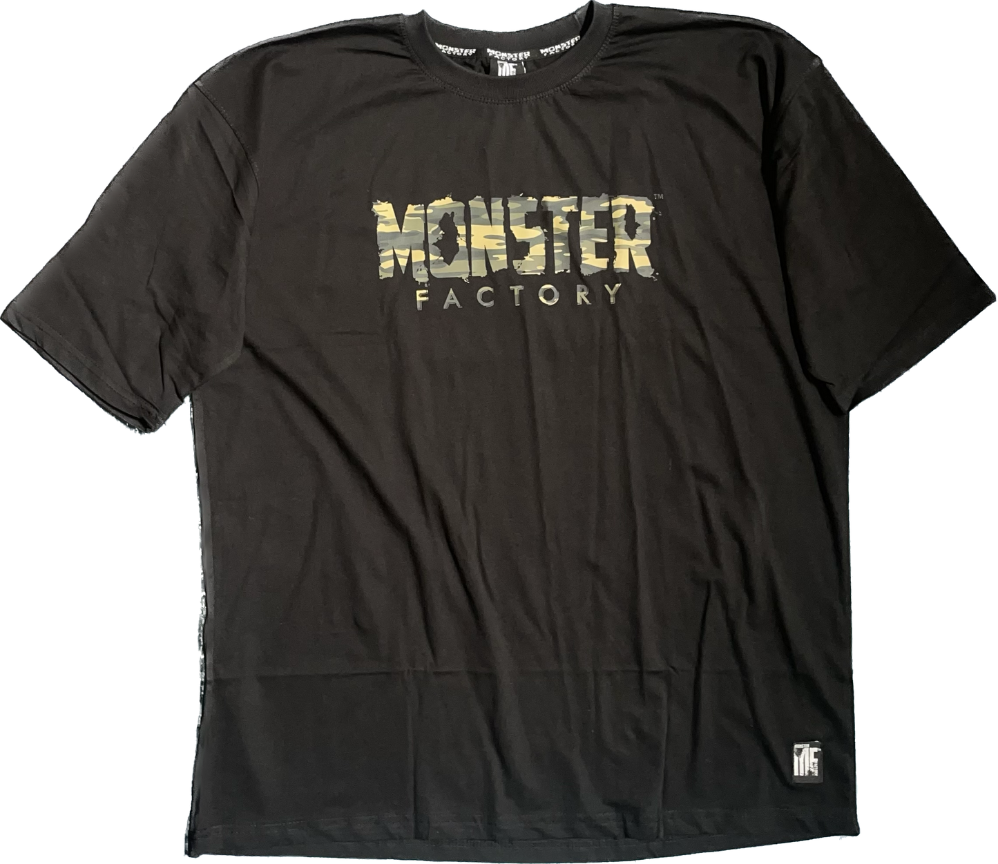 GREEN CAMO LOGO OVERSIZED T-SHIRT