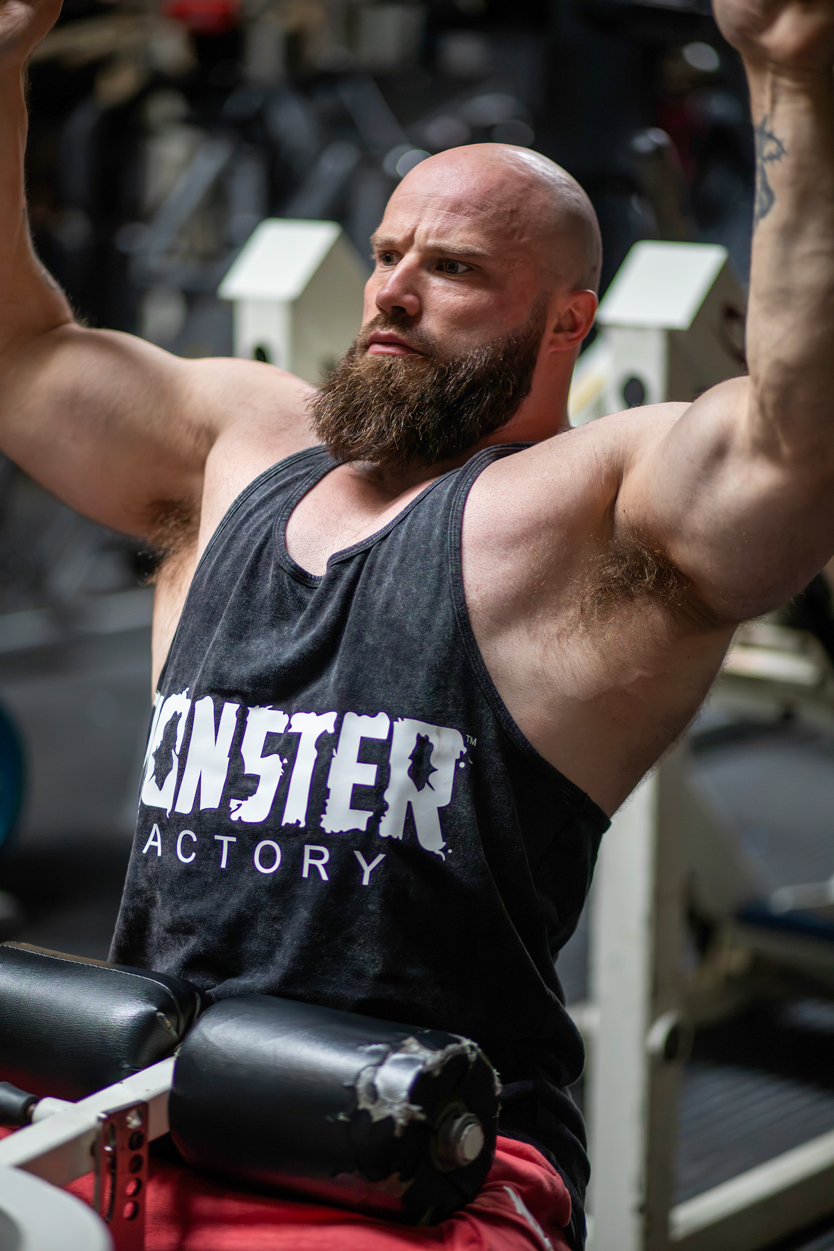 Stringer vest | Black Stone washed