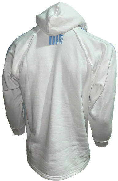 White Destroy Them Oversized Rag Hoodie