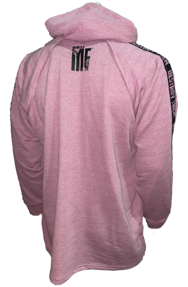 Destroy Them Oversized Winter berry rag hoodie