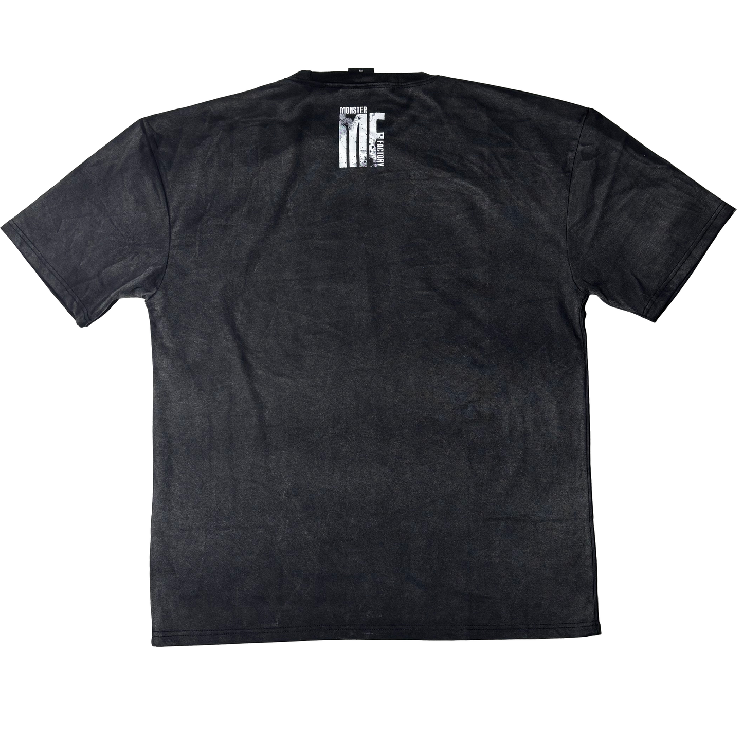 Acid wash Oversized T-Shirt White logo