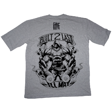 Built to last Grey oversized tee