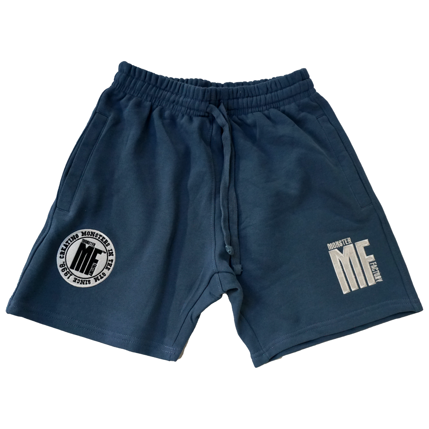 Denim Blue Varsity Shorts