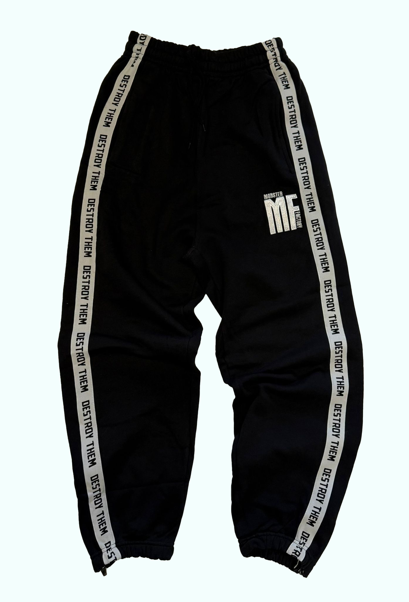 Destroy Them Black/White Joggers