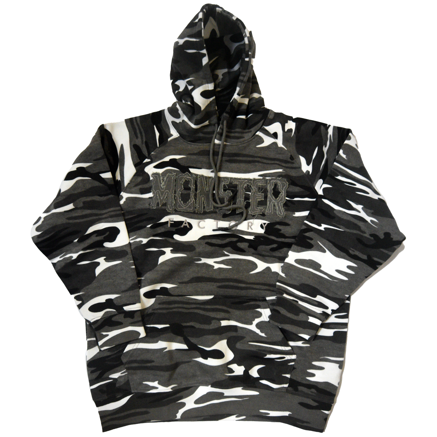 Grey Camo Oversized Hoodie