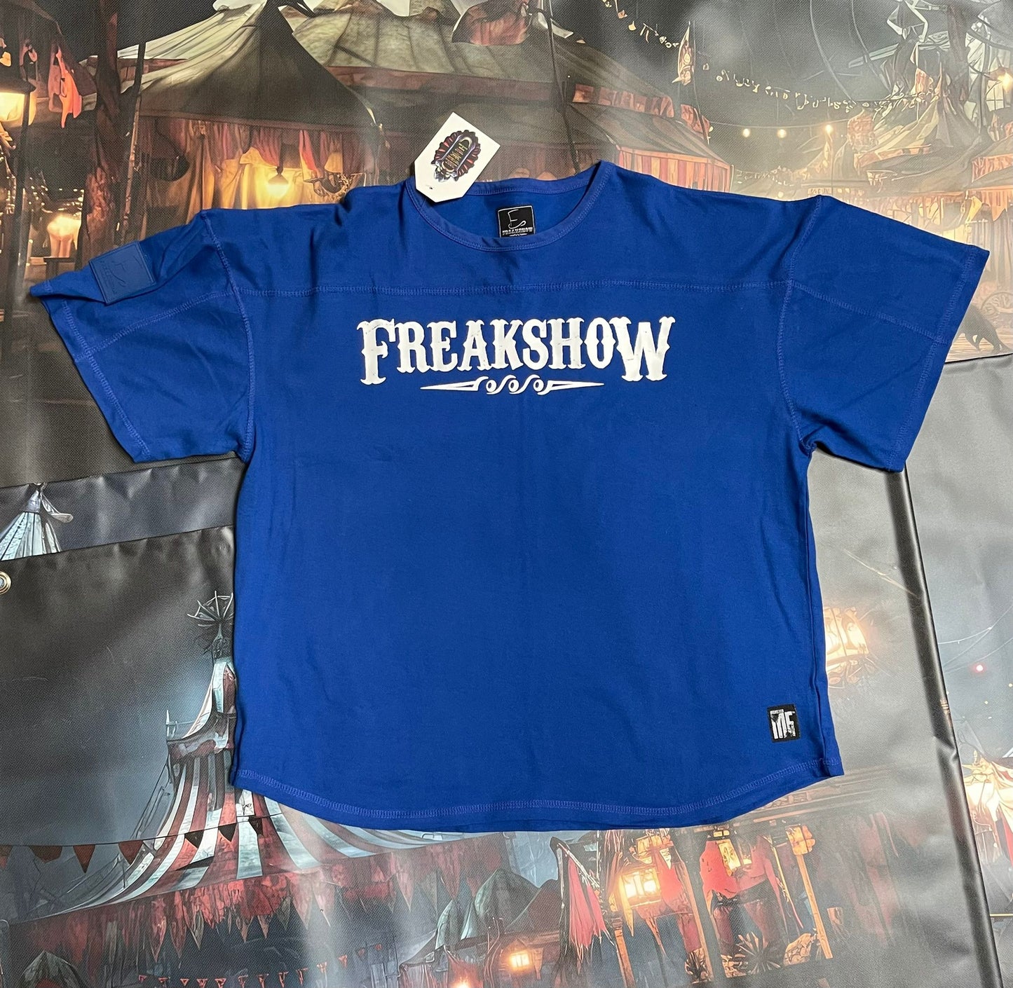Blue Freakshow Ragcut T-shirt