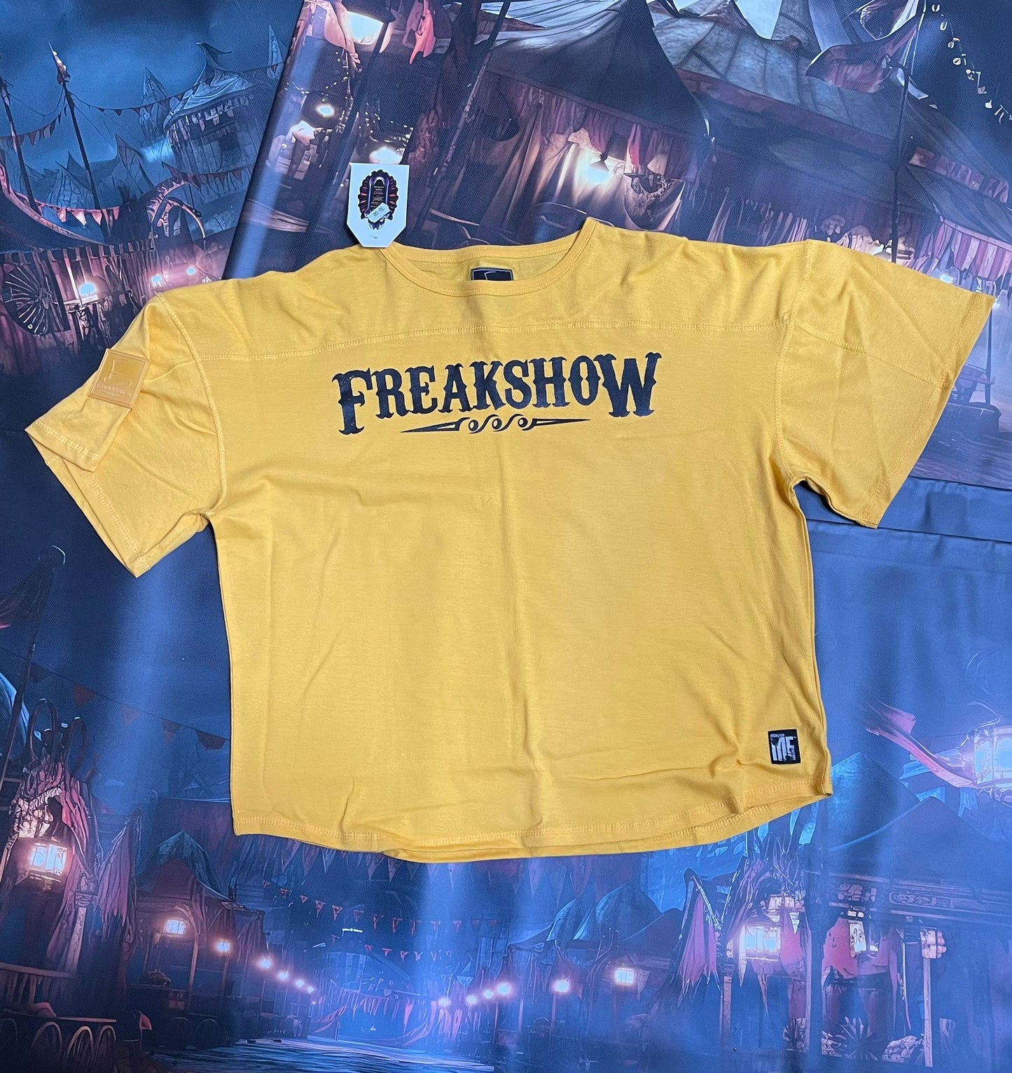 Yellow Freakshow Ragcut T-shirt