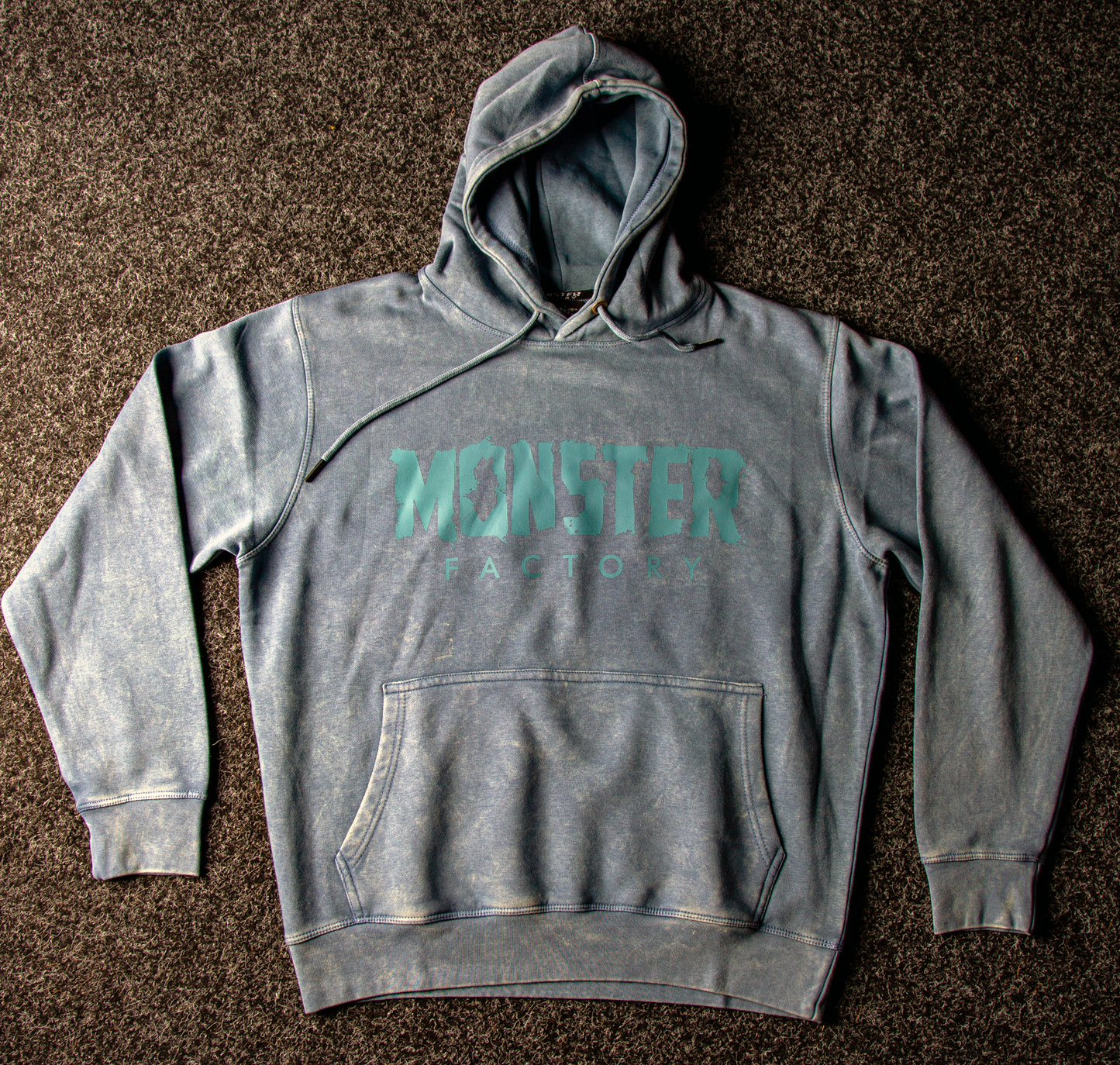 Monsters ink acid wash hoodie