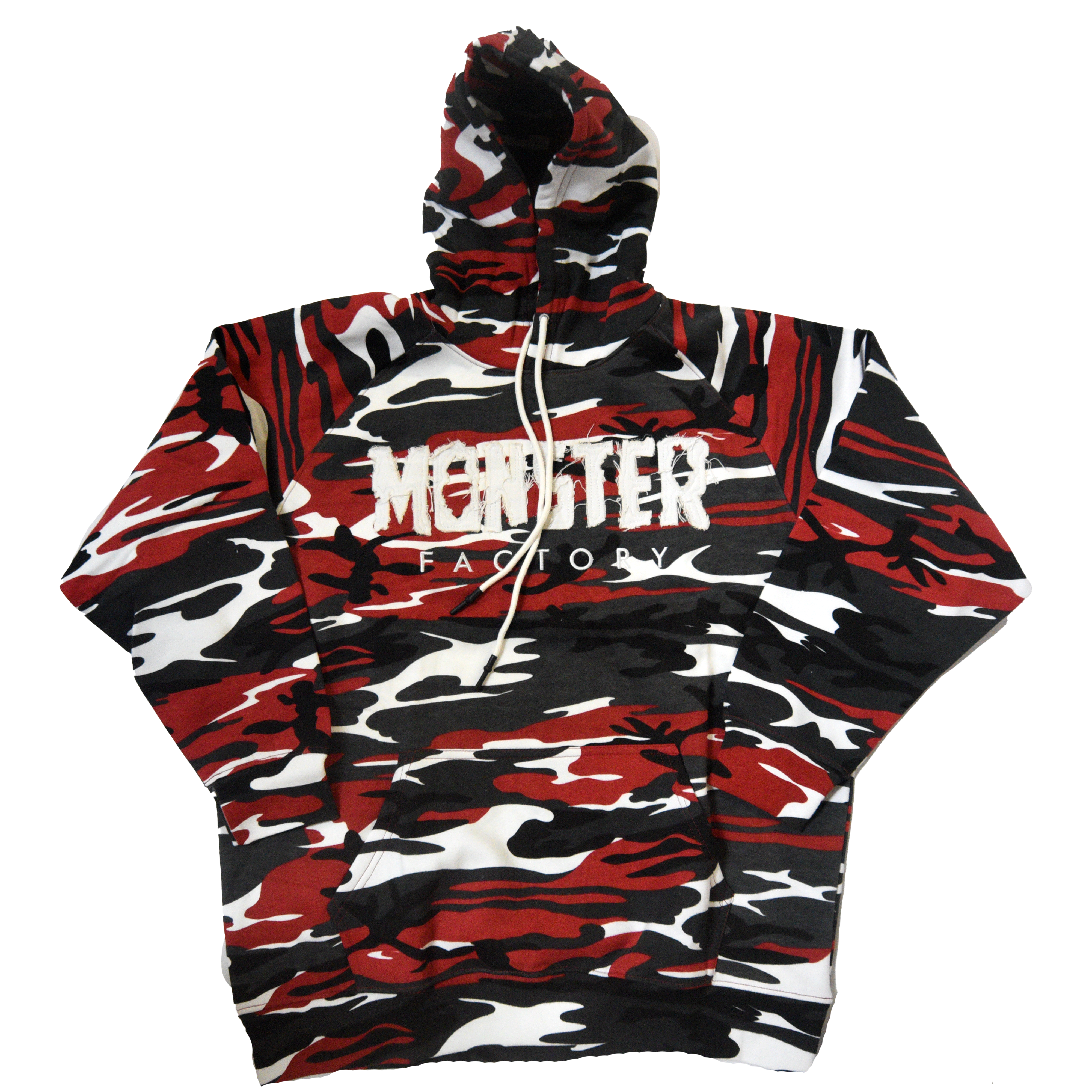 Red Camo Oversized Hoodie – Monster Factory Red Camo Oversized Hoodie – Monster Factory