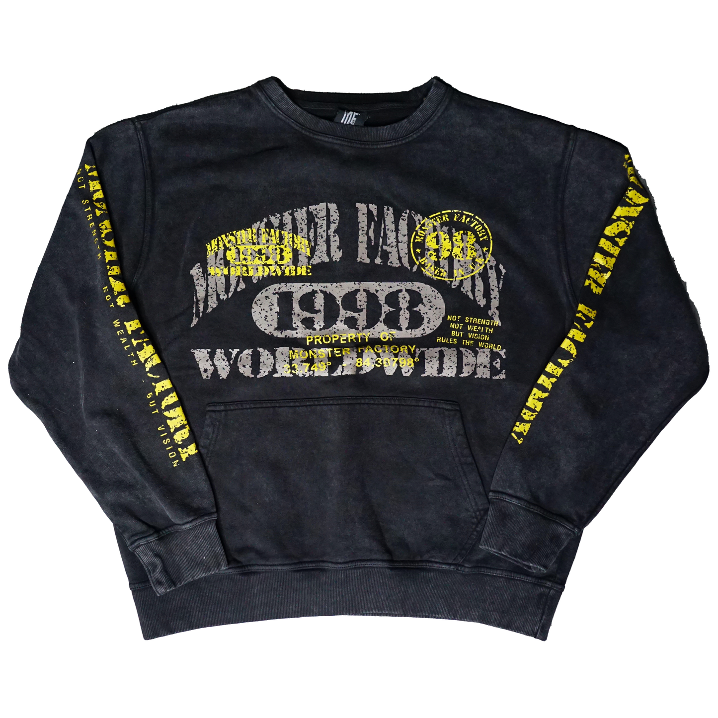 Dystopia | Oversized stone washed sweatshirt