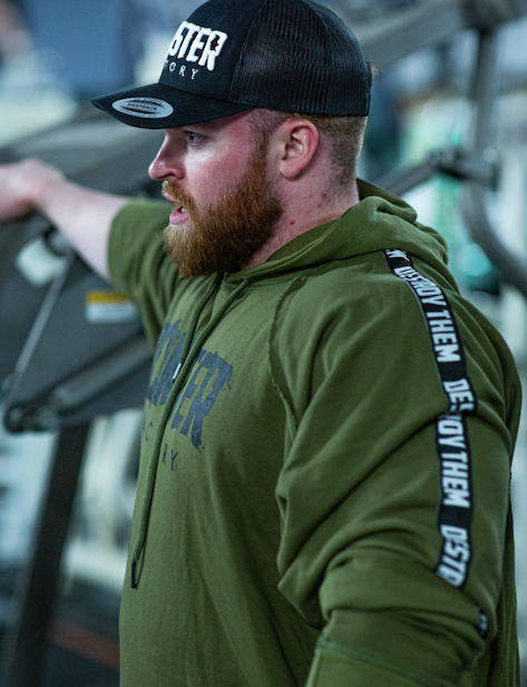 Destroy Them Oversized rag hoodie