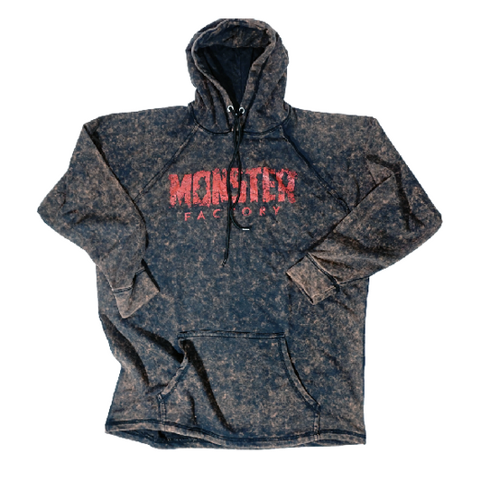 Oversized Red Apocalypse Longsleeve Rag Hoodie