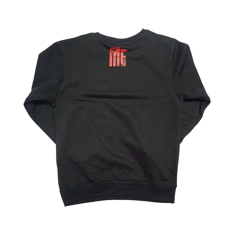 Red on Black Sweatshirt