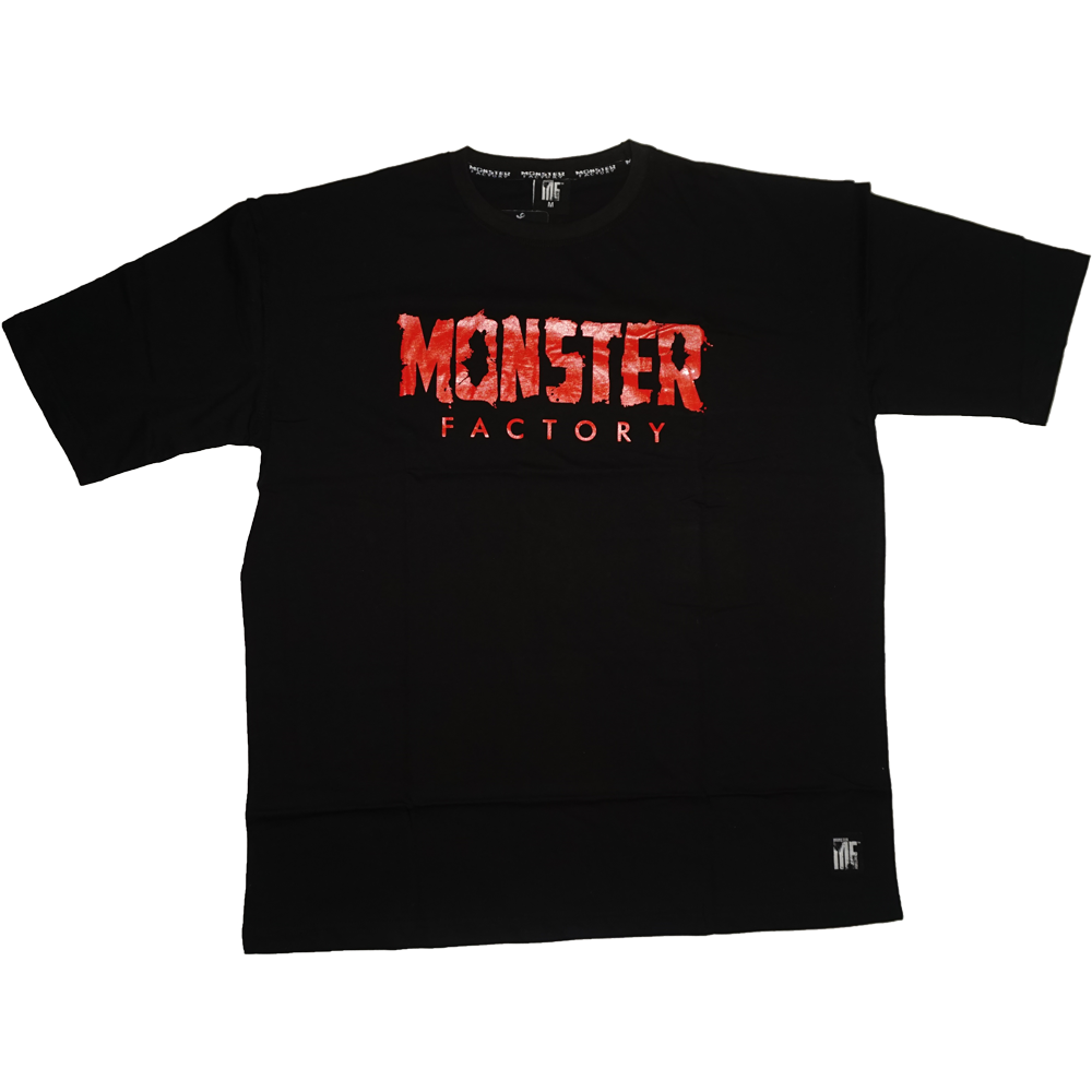 Red on black Oversized T-Shirt