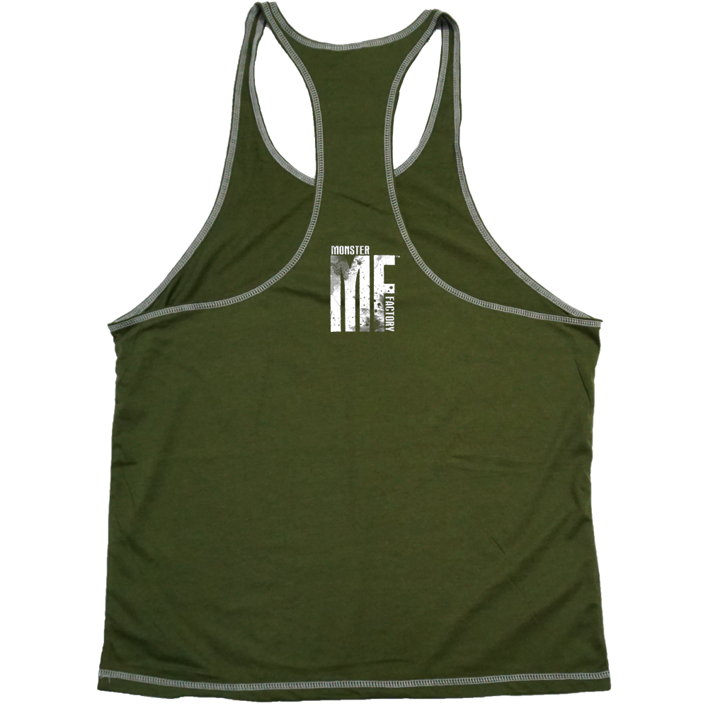 Stringer Vests / white print