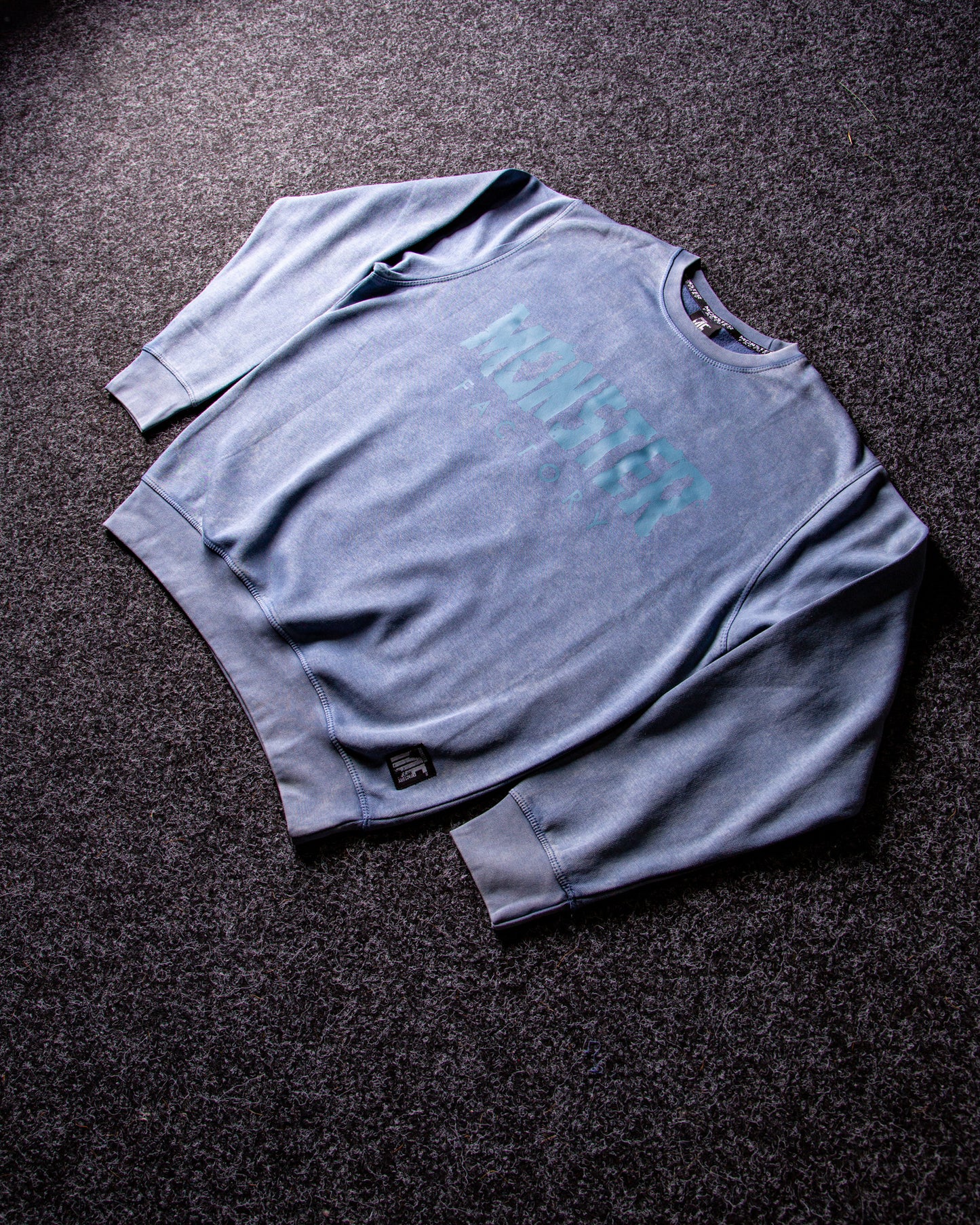 Blue Acid wash sweatshirt