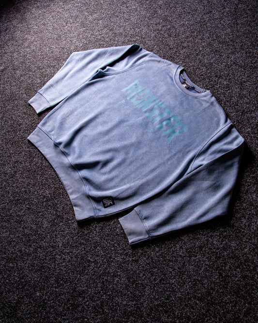 Blue Acid wash sweatshirt