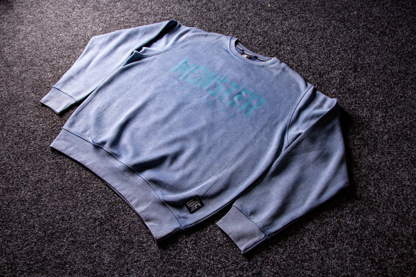 Blue Acid wash sweatshirt