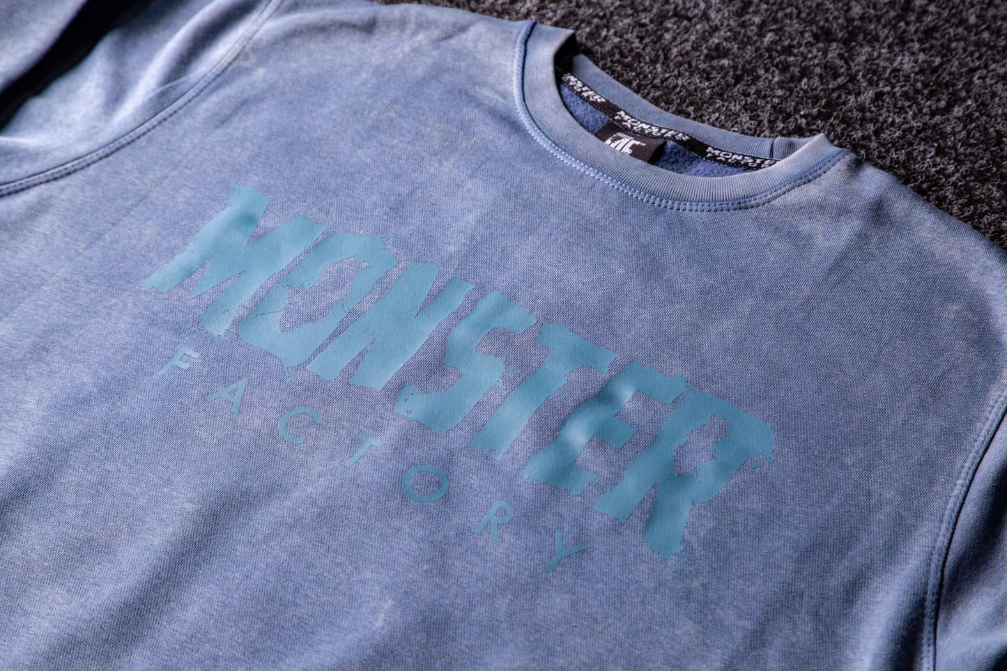 Blue Acid wash sweatshirt