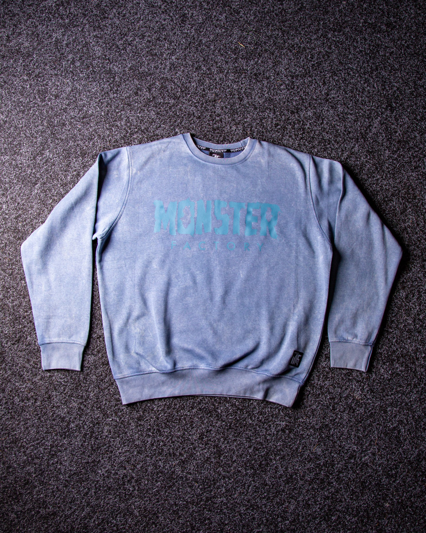 Blue Acid wash sweatshirt
