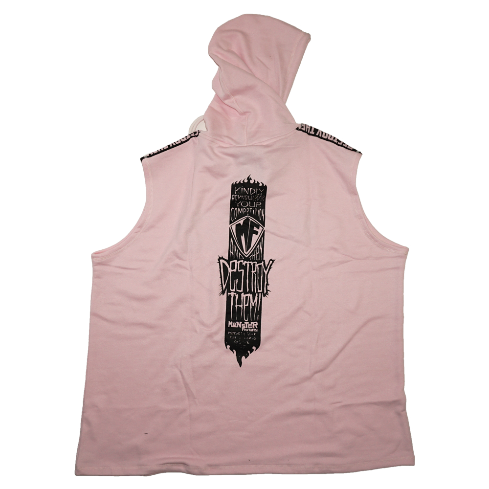 Destroy Them oversized Sleeveless hoodies