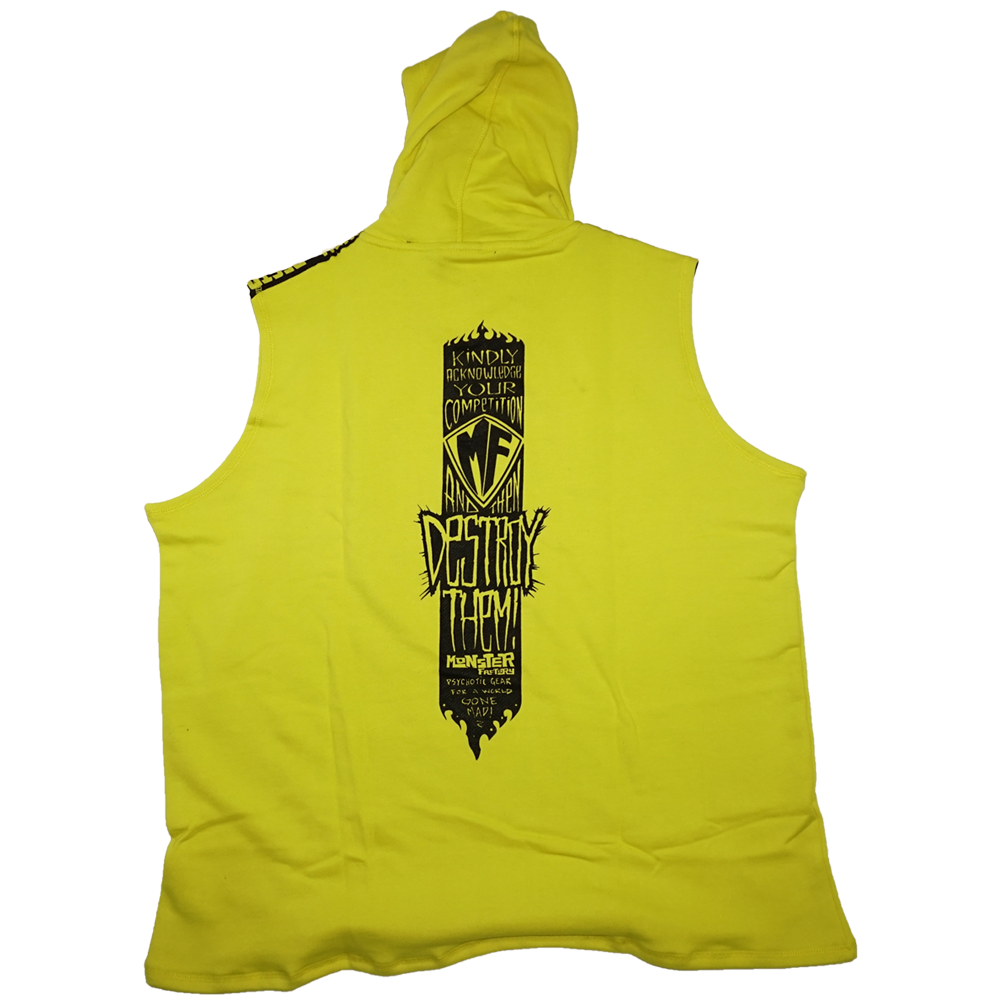 Destroy Them oversized Sleeveless hoodies