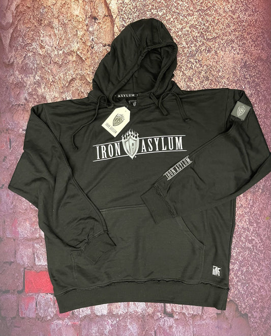 Iron Asylum Black Oversized hoodie
