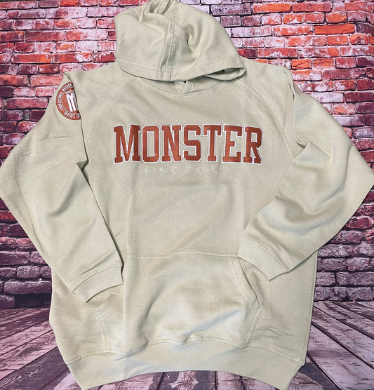 Mint Green Varsity Oversized Hoodie