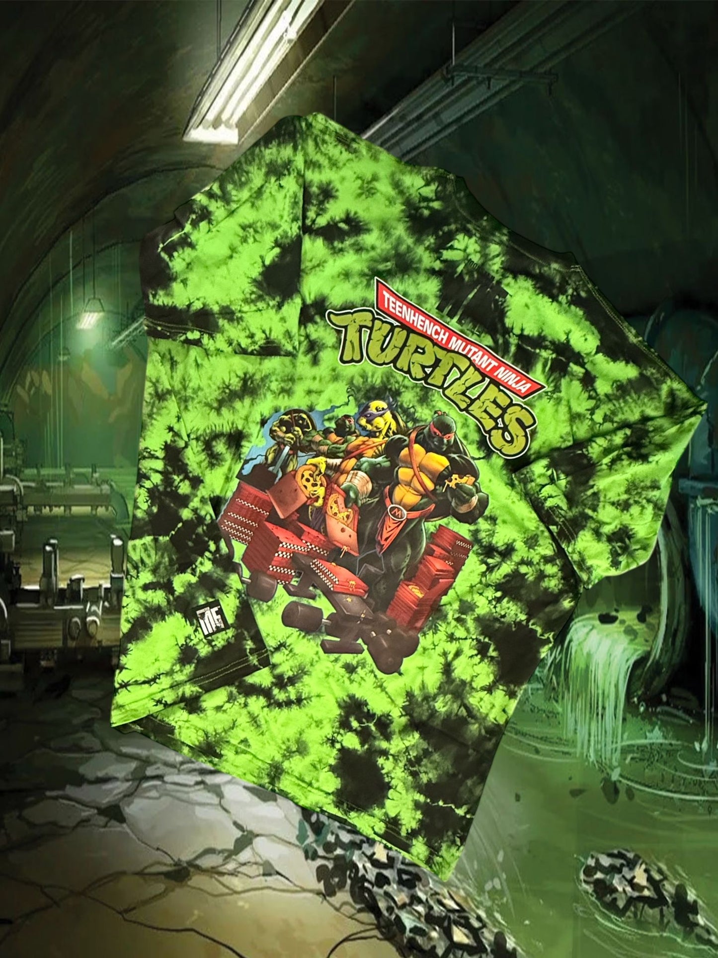 Toxic Turtle Oversized tee