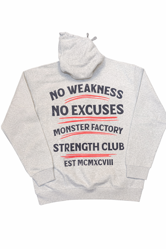 Monster Factory Heather Gray Pullover Hoodie