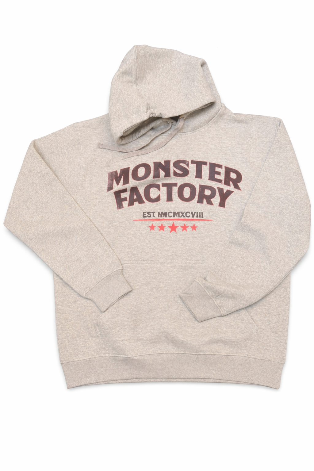 Monster Factory Heather Gray Pullover Hoodie
