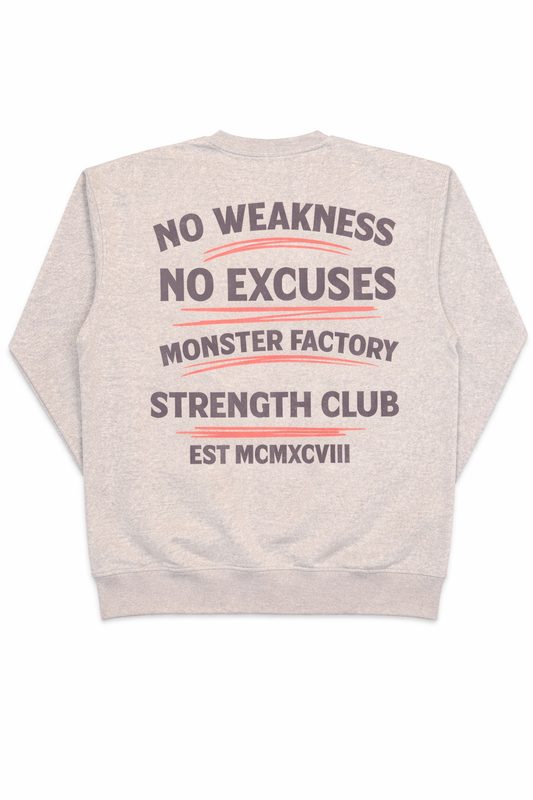 Monster Factory Heather Grey sweatshirt