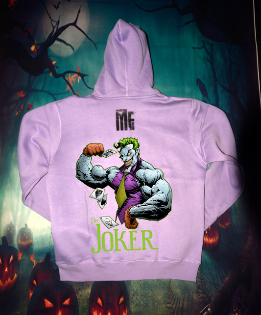 The Joker Zipped grape hoodie