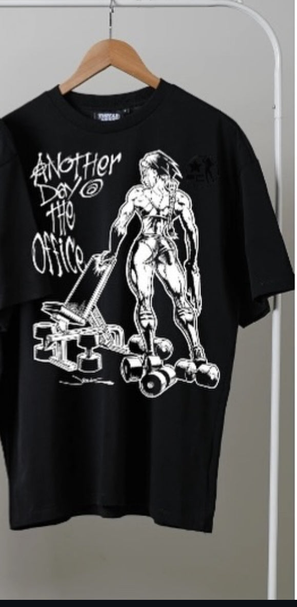 Another day @  the office (female) oversized T-Shirt