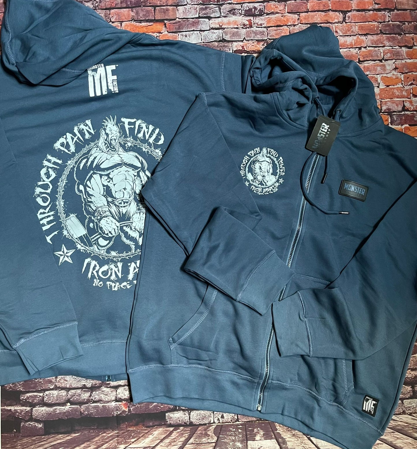 Through pain Zip Hoodie