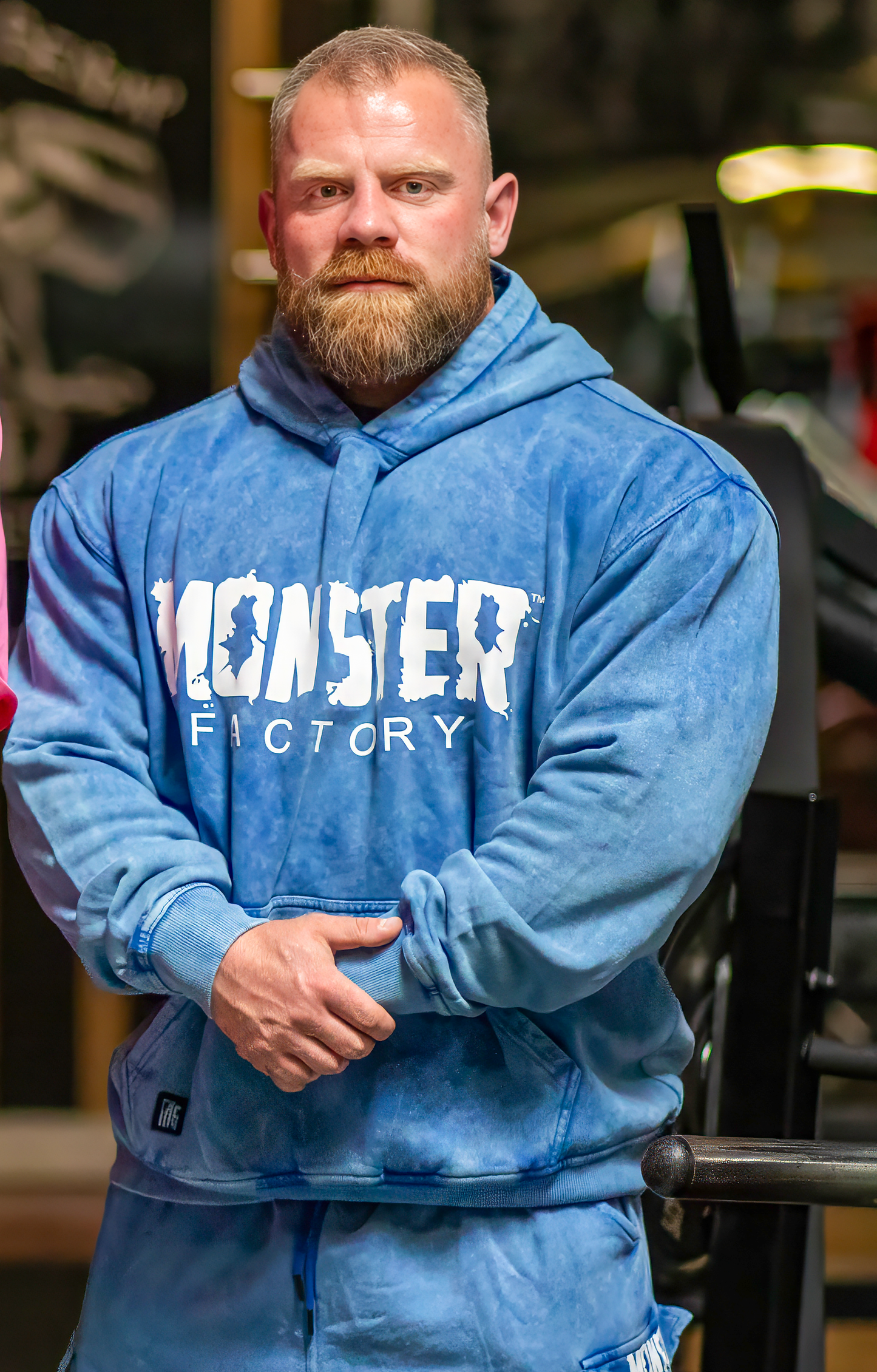 Blue Stone wash hoodie | Oversized