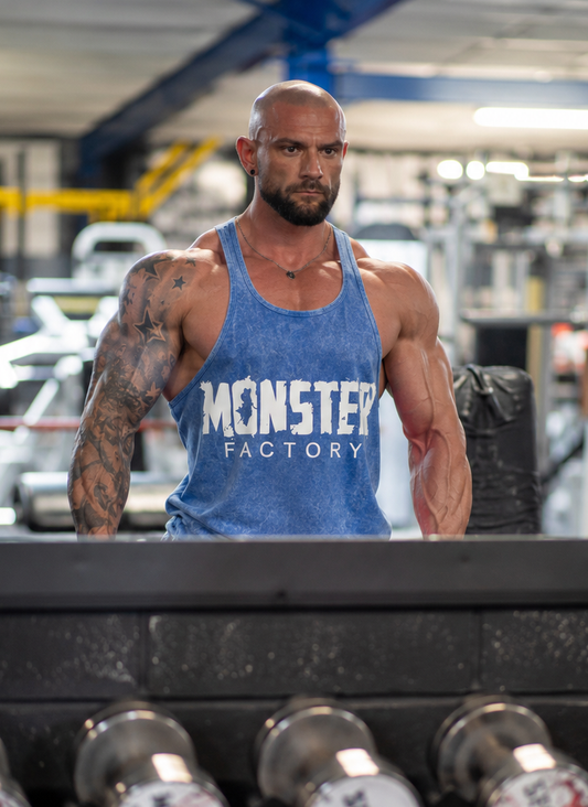 Stringer vest | Blue Stone washed