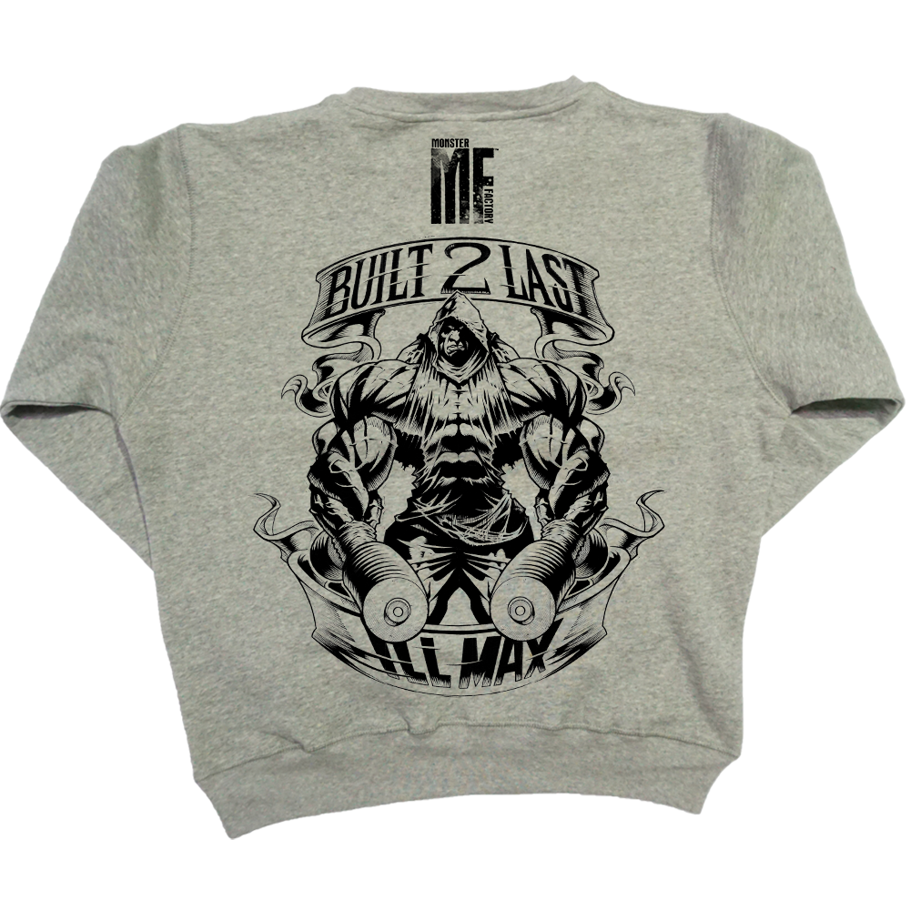 Built to last grey sweatshirt
