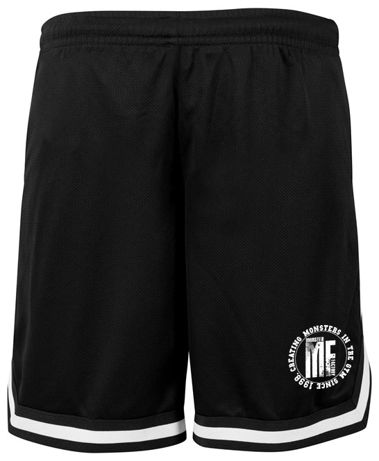 Two tone mesh shorts