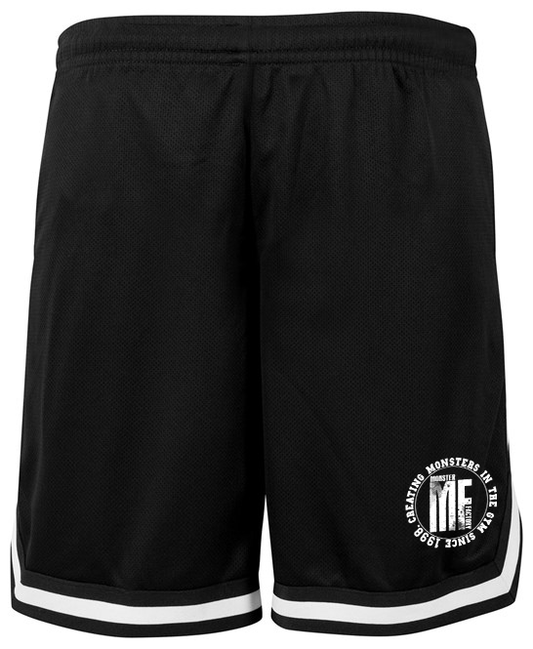 Two tone mesh shorts