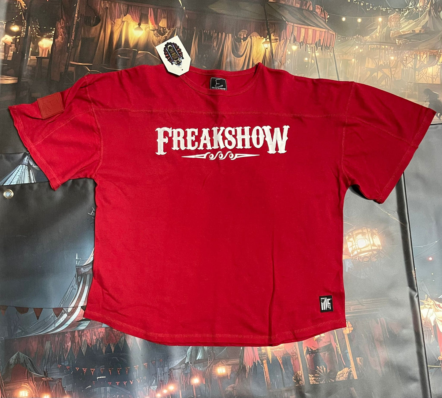 Red Freakshow Ragcut T-shirt