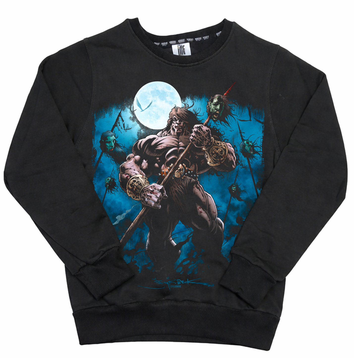 No place for the weak sweatshirt