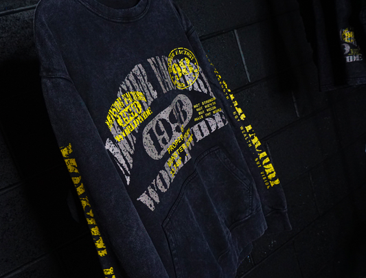 Dystopia | Oversized stone washed sweatshirt