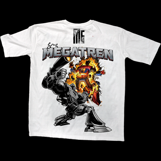 MEGATREN Oversized Tee Colour print