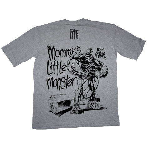 Mommys little monster Grey oversized tee